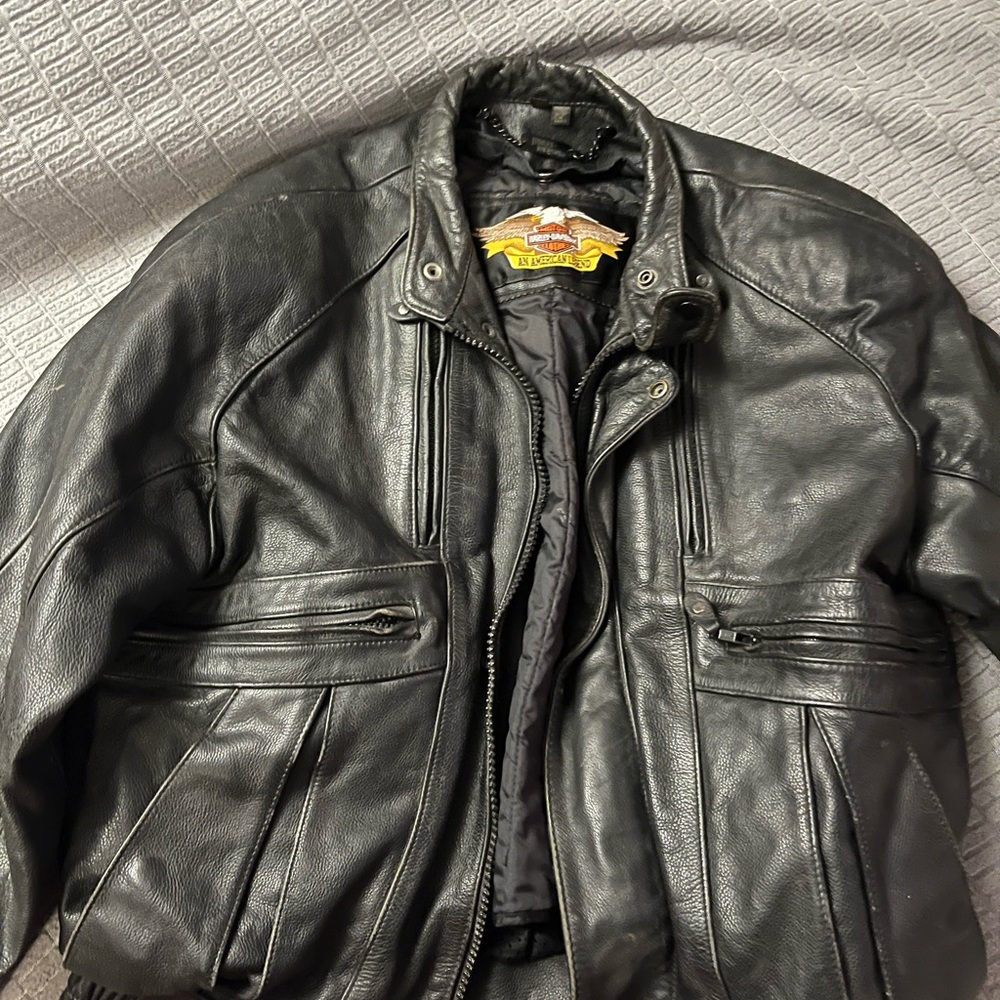 Vintage Harley Davison Leather Jaxket